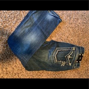 Women’s Miss Me boot cut blue jeans